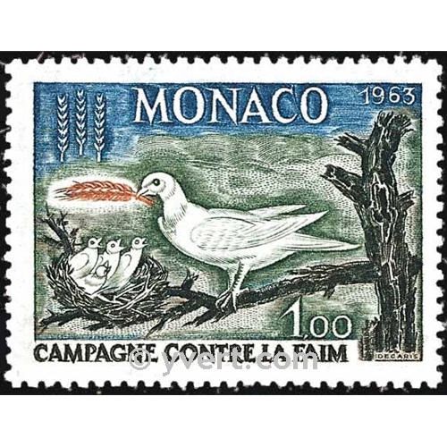 n° 611 -  Timbre Monaco Poste