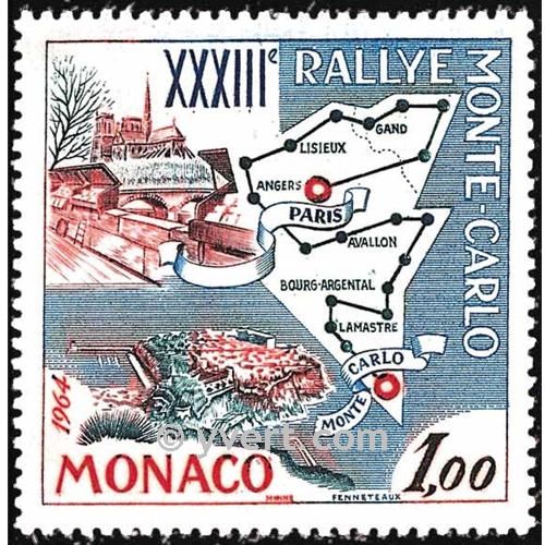 n° 616 -  Timbre Monaco Poste