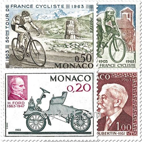 n° 632/635 -  Timbre Monaco Poste