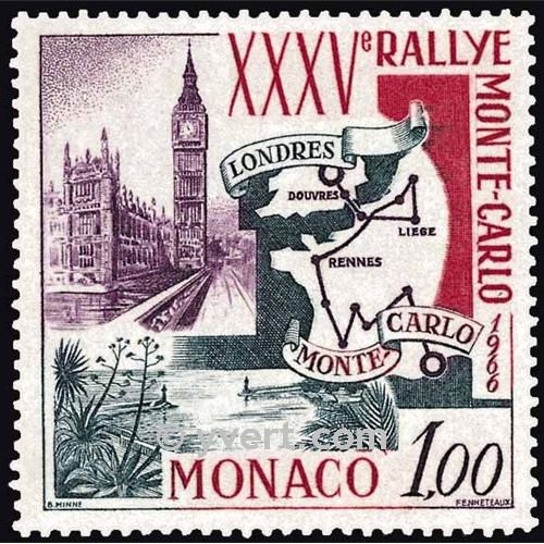 n° 689 -  Timbre Monaco Poste