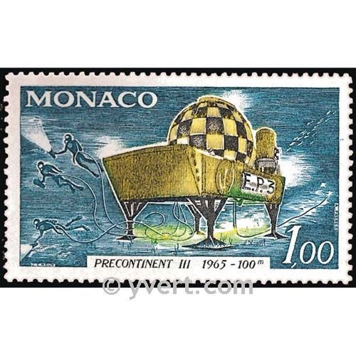 n° 705 -  Timbre Monaco Poste