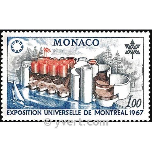 n° 727 -  Timbre Monaco Poste