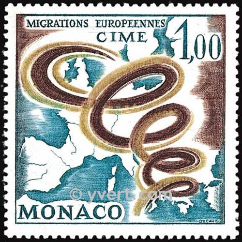 n° 728 -  Timbre Monaco Poste