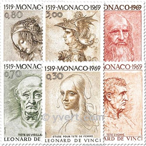 n° 799/804 -  Timbre Monaco Poste