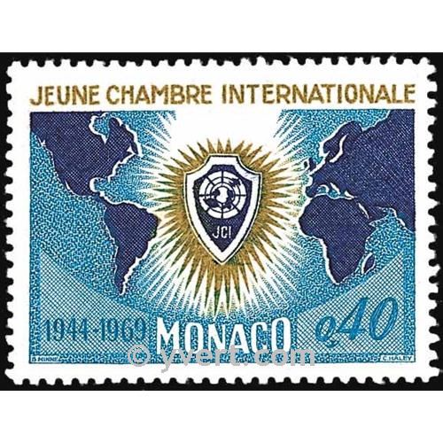 n° 808 -  Timbre Monaco Poste