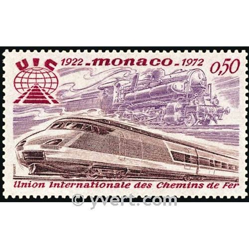 n.o 879 -  Sello Mónaco Correos