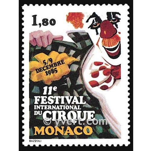 n° 1496 -  Timbre Monaco Poste