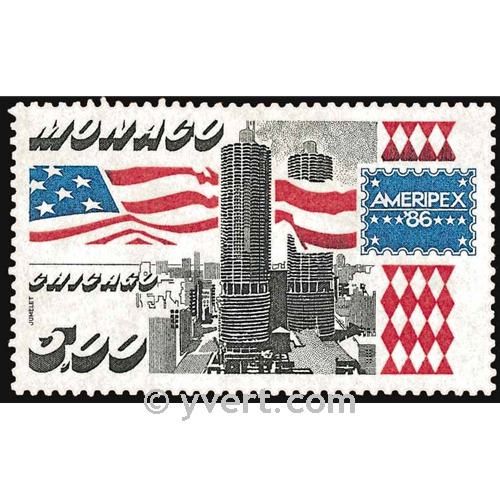n° 1537 -  Timbre Monaco Poste