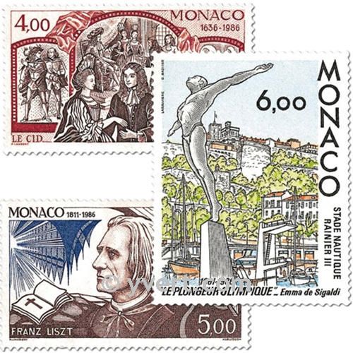 n.o 1547/1549 -  Sello Mónaco Correos