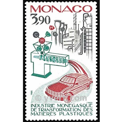 n° 1553 -  Timbre Monaco Poste