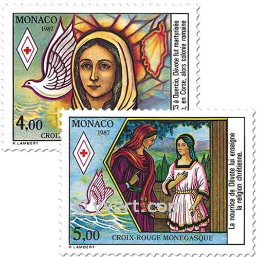 n° 1594/1595 -  Timbre Monaco Poste