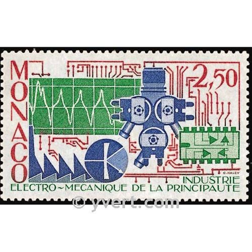 n° 1601 -  Timbre Monaco Poste