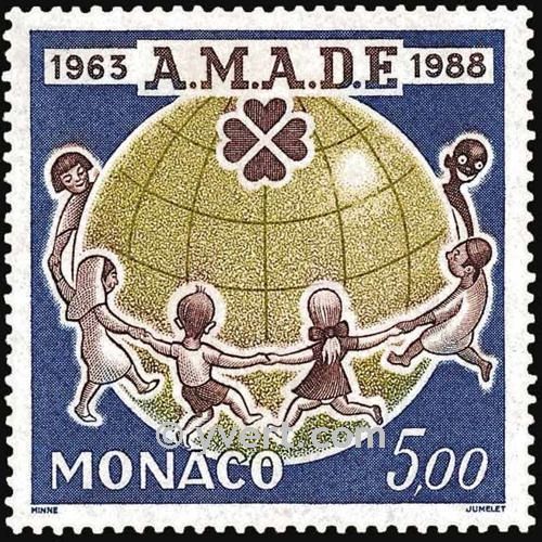 n° 1625 -  Timbre Monaco Poste