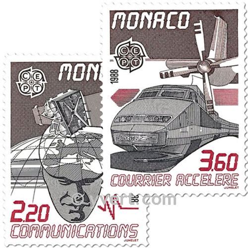 n.o 1626/1627 -  Sello Mónaco Correos