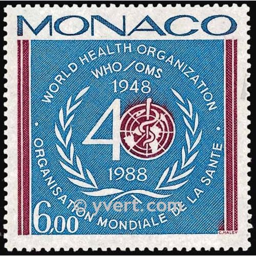 n° 1636 -  Timbre Monaco Poste
