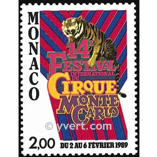n° 1659 -  Timbre Monaco Poste