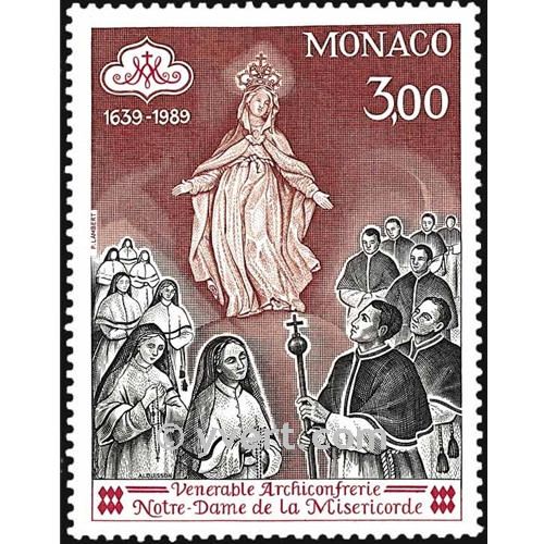 n° 1677 -  Selo Mónaco Correios