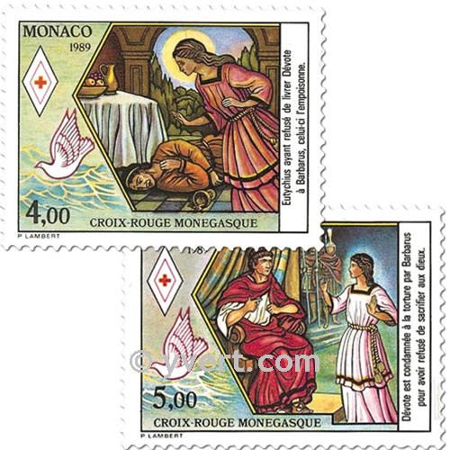 n.o 1691/1692 -  Sello Mónaco Correos