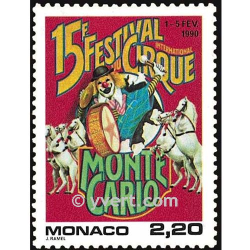 n° 1703 -  Timbre Monaco Poste