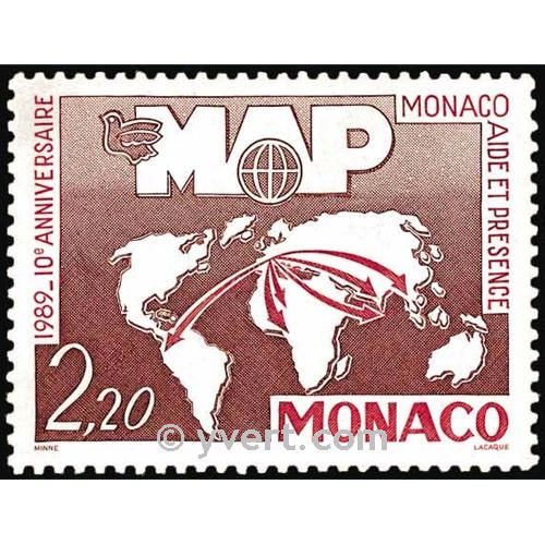 nr. 1704 -  Stamp Monaco Mail