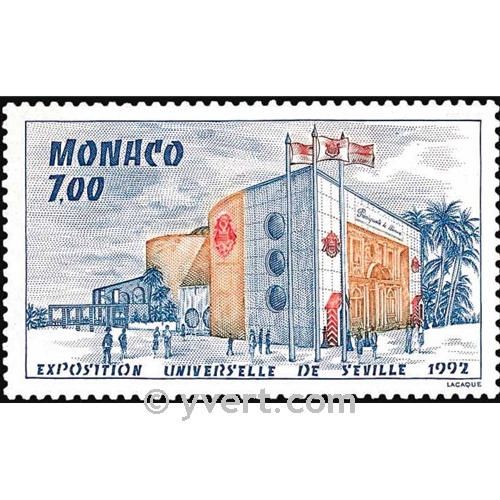 n° 1828 -  Timbre Monaco Poste