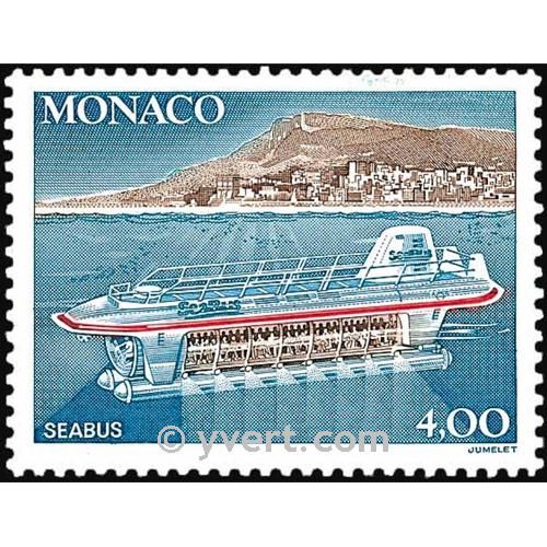 n° 1852 -  Timbre Monaco Poste