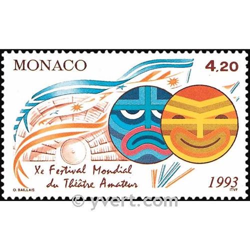 n° 1869 -  Timbre Monaco Poste