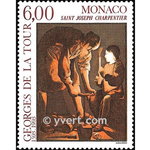 n° 1910 -  Timbre Monaco Poste