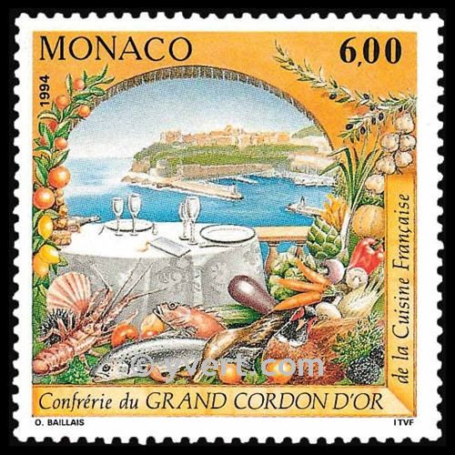 n° 1934 -  Timbre Monaco Poste