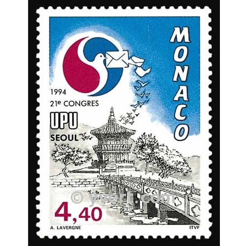 n.o 1944 -  Sello Mónaco Correos