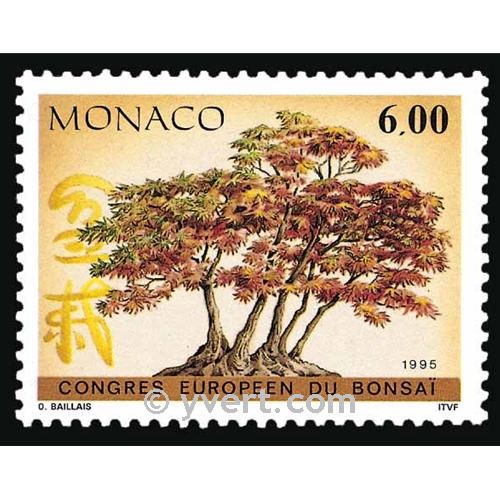 n° 1982 -  Timbre Monaco Poste