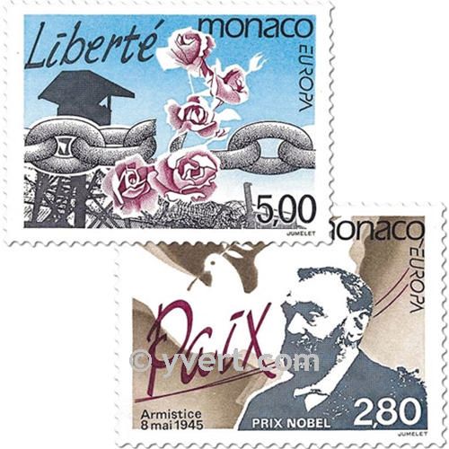 n° 1987/1988 -  Timbre Monaco Poste