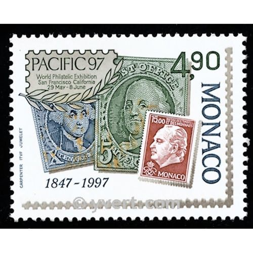 n° 2111 -  Selo Mónaco Correios