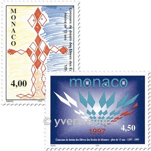 n° 2140/2141 -  Timbre Monaco Poste