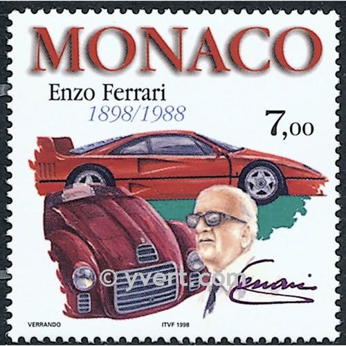 n° 2168 -  Timbre Monaco Poste