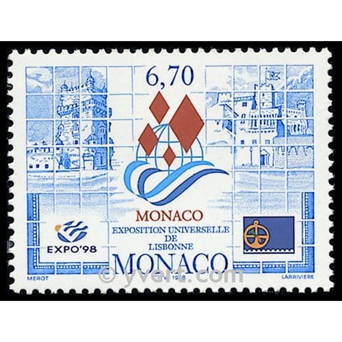 n° 2172 -  Timbre Monaco Poste