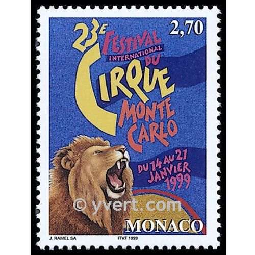 n° 2180 -  Timbre Monaco Poste