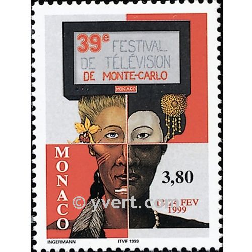 n° 2189 -  Selo Mónaco Correios