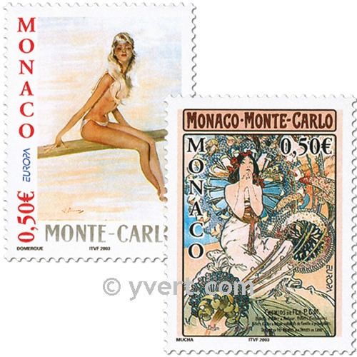 n° 2393/2394 -  Timbre Monaco Poste