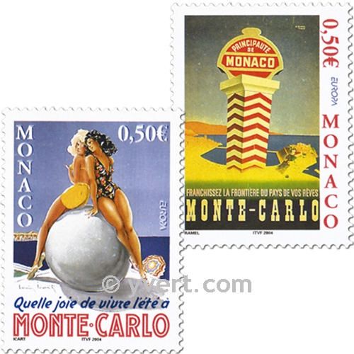 n° 2437/2438 -  Timbre Monaco Poste