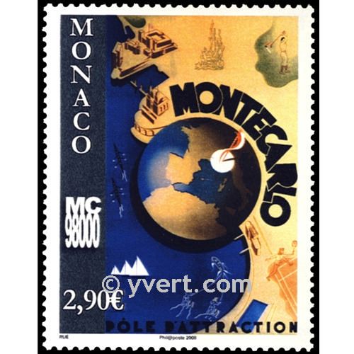 n° 2613 -  Timbre Monaco Poste