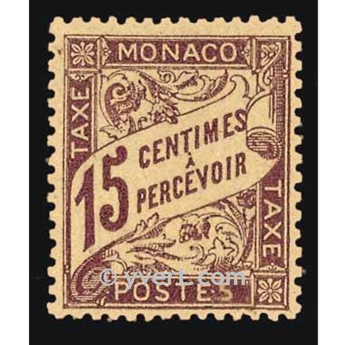 nr. 5 -  Stamp Monaco Revenue stamp