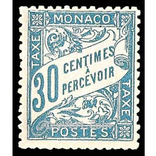 nr. 6 -  Stamp Monaco Revenue stamp