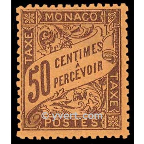 nr. 7 -  Stamp Monaco Revenue stamp