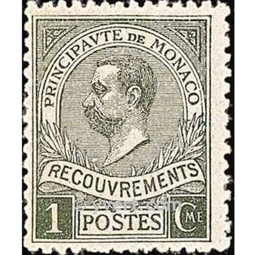 nr. 8 -  Stamp Monaco Revenue stamp