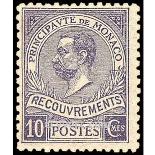 nr. 9 -  Stamp Monaco Revenue stamp