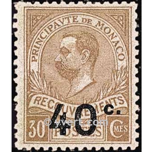 nr. 12 -  Stamp Monaco Revenue stamp