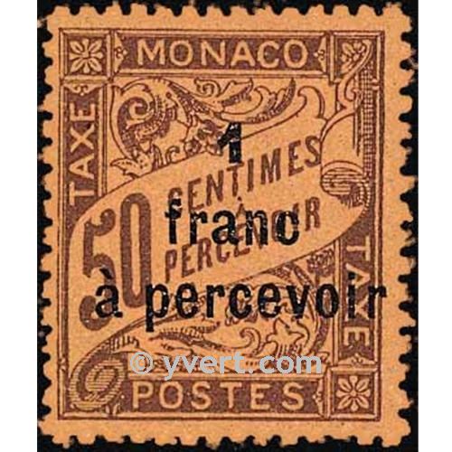 nr. 17 -  Stamp Monaco Revenue stamp