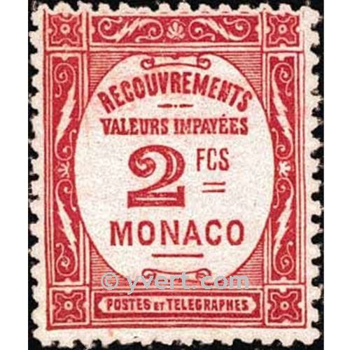 n° 28 -  Timbre Monaco Taxe