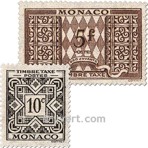 n° 29/39 -  Timbre Monaco Taxe